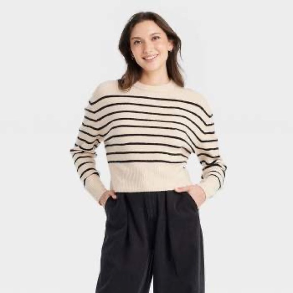 FLAWED - Target Universal Thread Striped Pullover Sweater